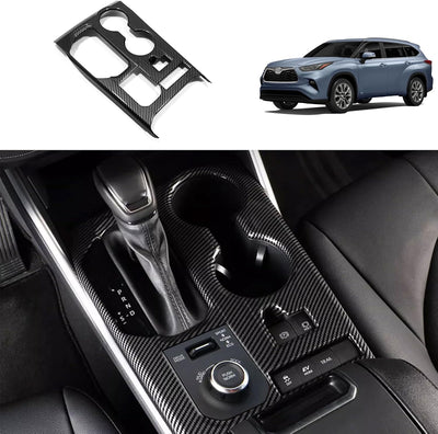 Cubierta marco palanca cambios Toyota Highlander fibra