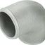 Tubo codo aluminio 90 grados 2-4"