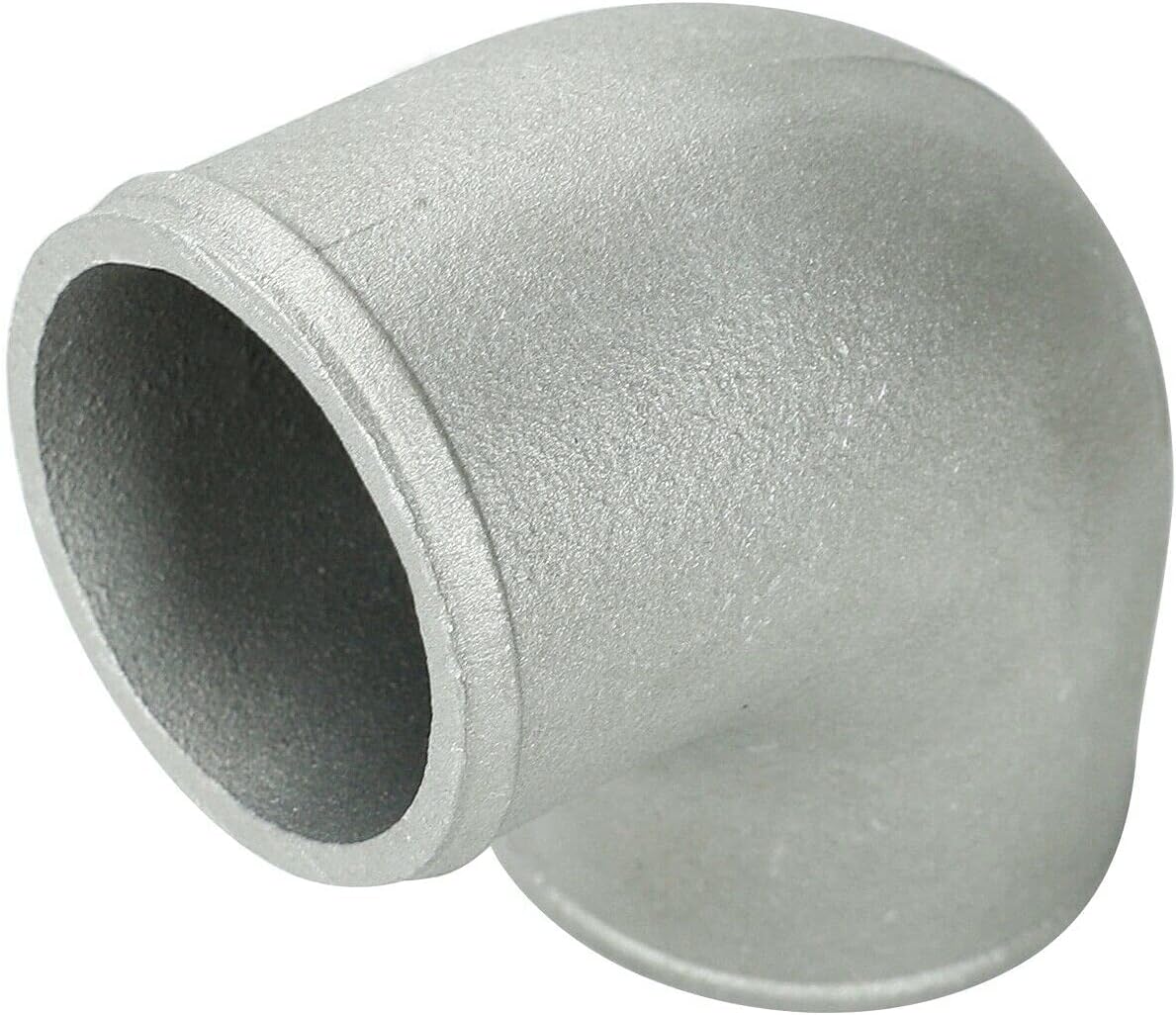 Tubo codo aluminio 90 grados 2-4"