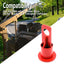 Soporte quinta rueda acero duradero 500lb color rojo