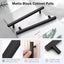 30 Tiradores Acero Inox 7.56" Negro Puertas Cajones