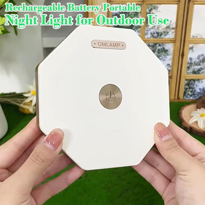 Lámpara mesa recargable inalámbrica luz nocturna táctil
