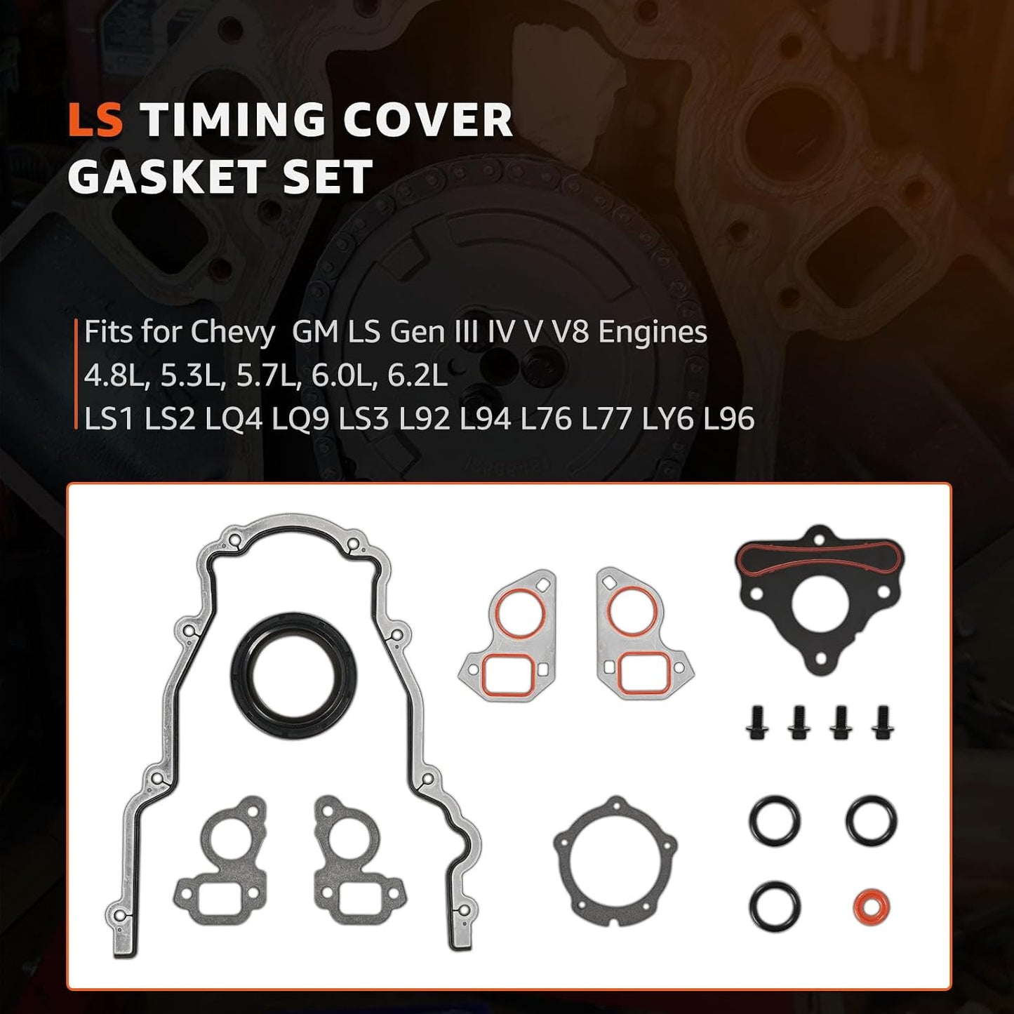 Set juntas distribución motor LS Gen III IV V