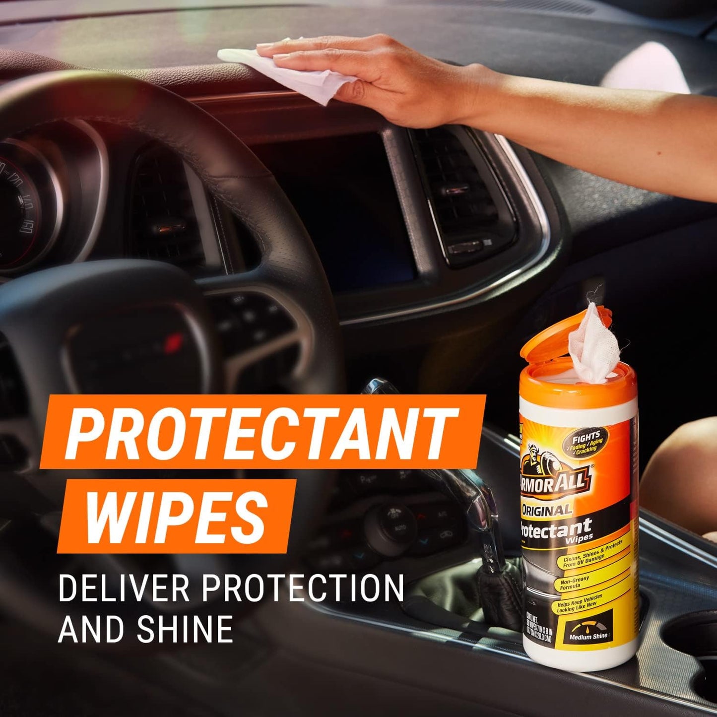 Toallitas protectoras interiores auto UV 50 uds