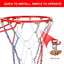 Red baloncesto acero carbono 12 bucles antióxido