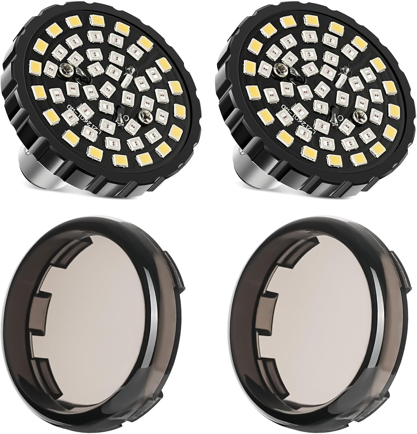 Señales giro 2" LED ahumado Harley Davidson Touring