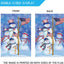 Bandera jardín muñeco nieve Navidad 12.5x18pulg doble cara