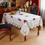 Mantel Mesa Bordado Encaje Estilo Granja 60x84
