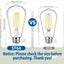 12 Bombillas LED Edison ST64 E26 7W 800lm Blanco Frío