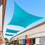 Toldo rectangular tela patio 14x14ft UPF50 resistente