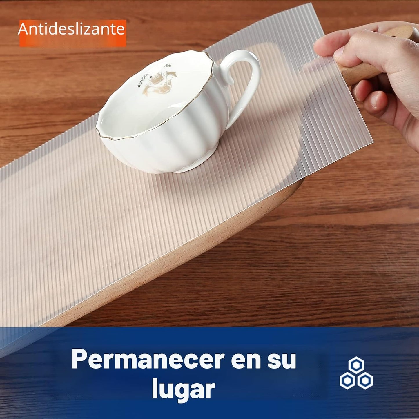 Forro estante 12x120" no adhesivo impermeable antiderrap
