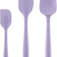 Set espátulas silicona y goma resistentes 600°F lavanda