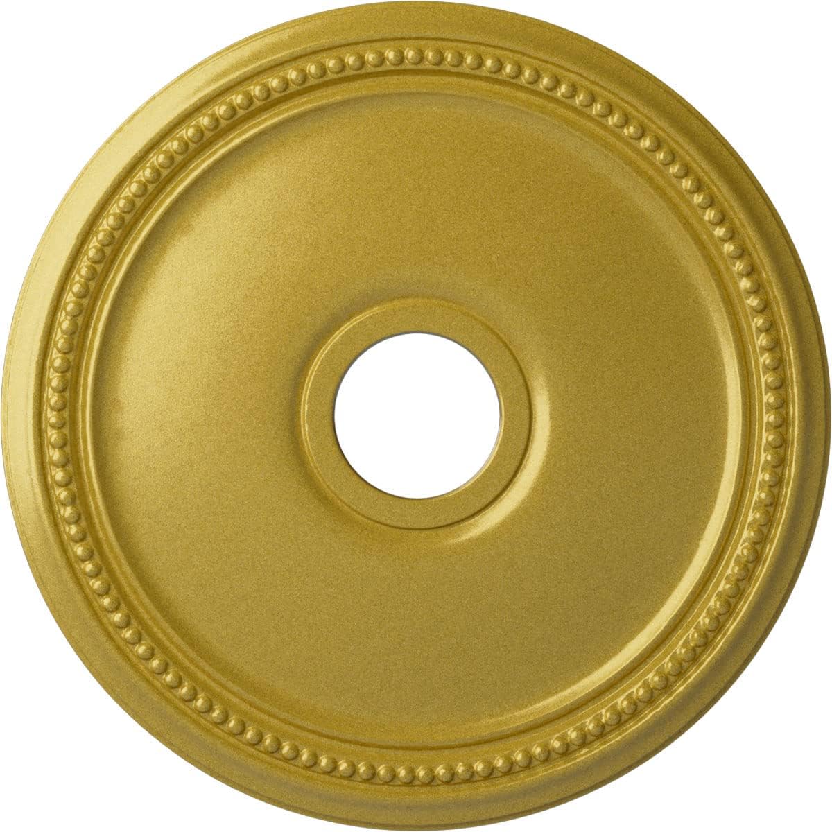 Medallón techo Diane 18x3 5/8x1 1/8 pintado oro