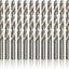 Broca acero alta velocidad 7/64pulg set 12