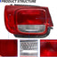Luces traseras Chevy Malibu 2013-2015 lado izquierdo