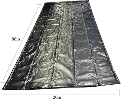 Tapete garaje PVC antiderrap 8x20ft impermeable