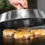 Tapa redonda 12pulg para derretir queso parrilla