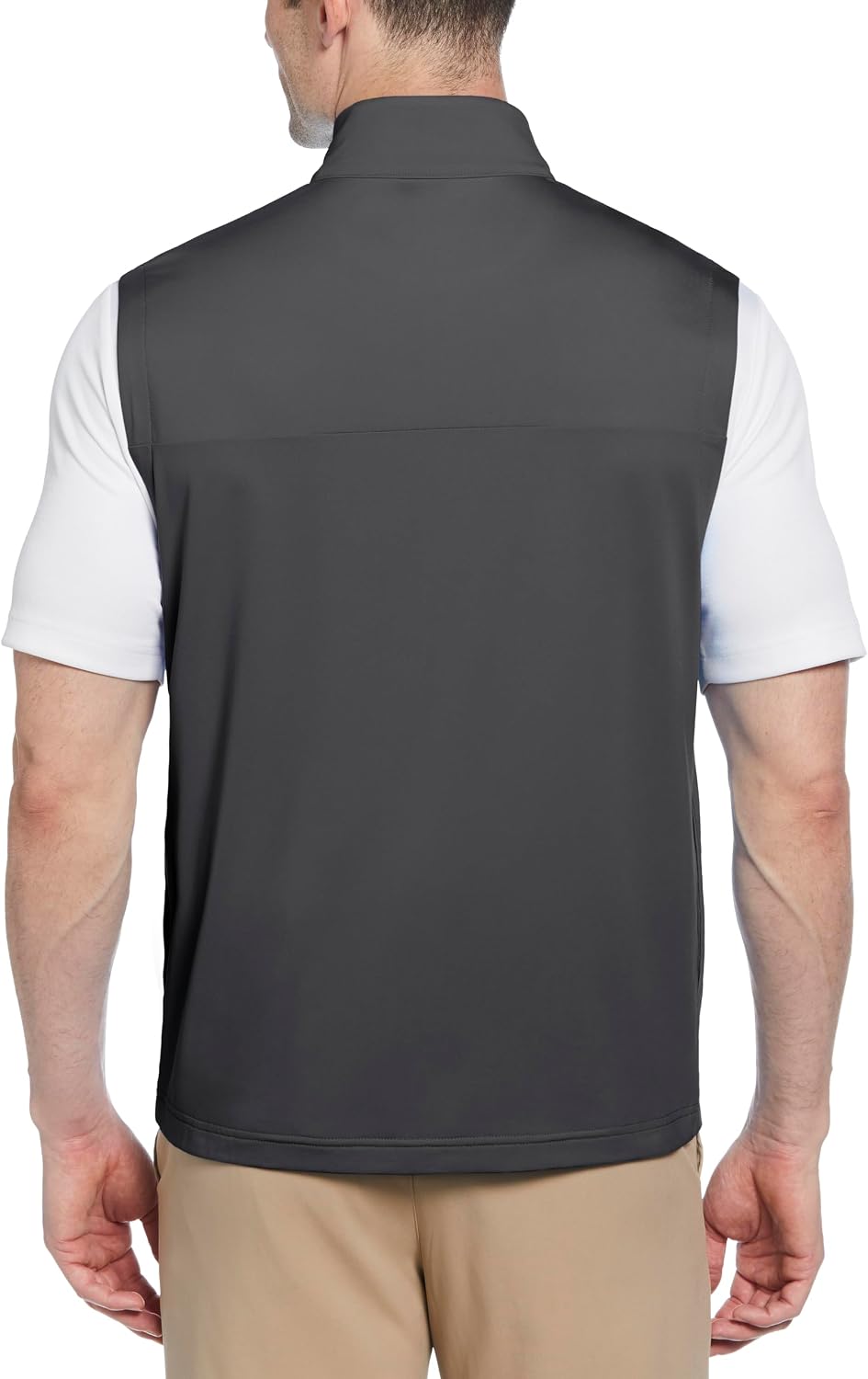 Chaleco golf hombre cremallera Aquapel tela elástica