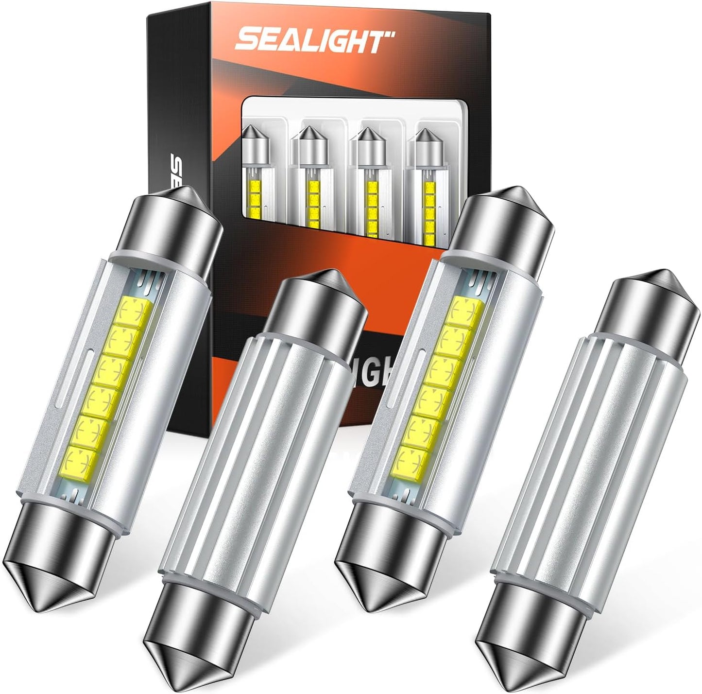 Bombilla LED 6500K blanca para luz interior auto chip