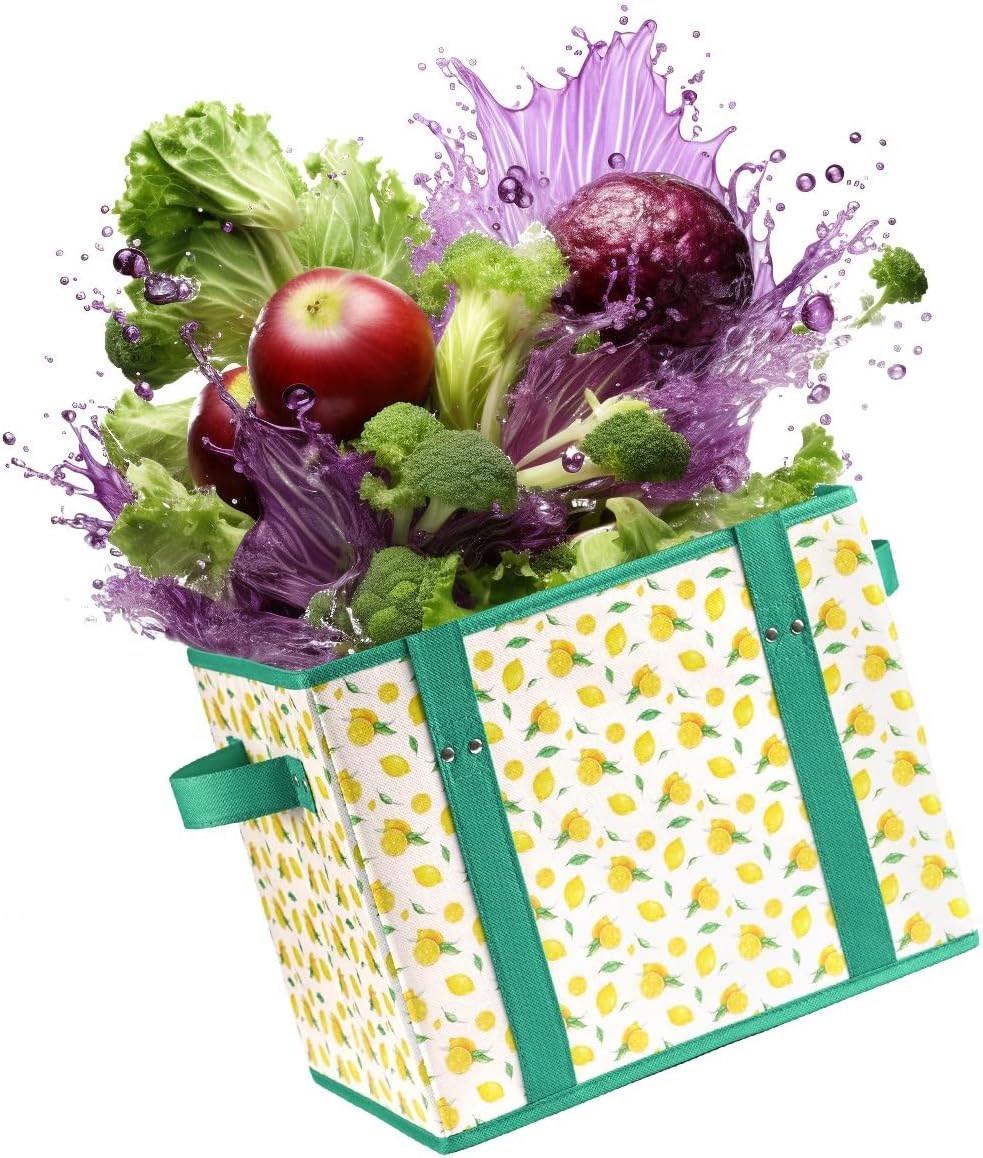 3 Pzas Bolsas Reutiliz. con Asas Reforzadas Impermeables