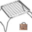 Parrilla plegable acero inox 304 para fogata
