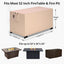 Cubierta hoguera rectangular 52x34pulg impermeable resistente