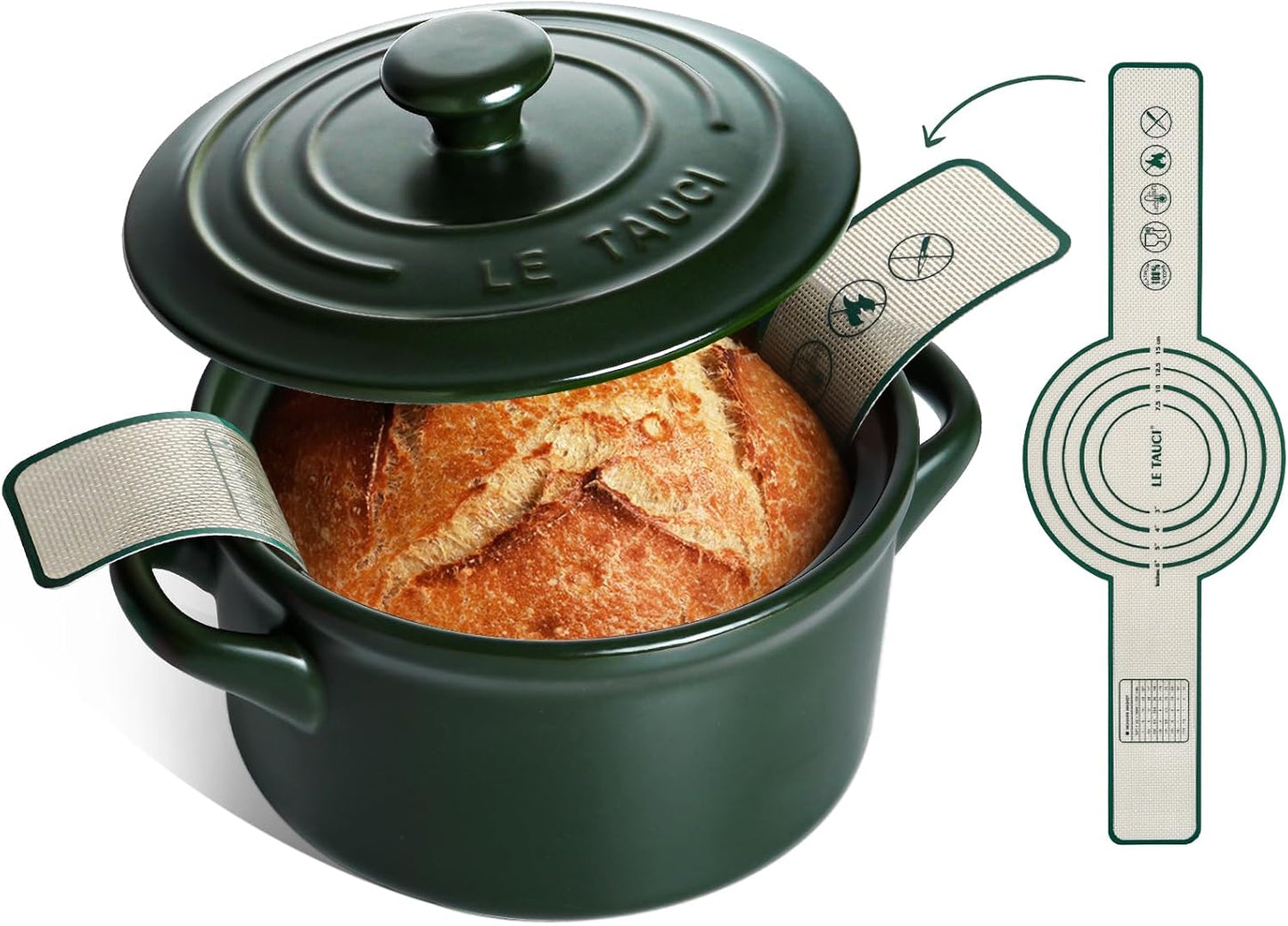 Horno Holandés Cerámica 3qt con Eslinga Silicona