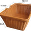 Cesta mimbre tejida a mano 15.8" para picnic
