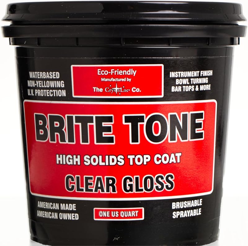 Acabado poliuretano alto contenido 32oz brillo transparente