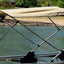 Kit toldo canoa/kayak 3x8ft marco botas postes traseros