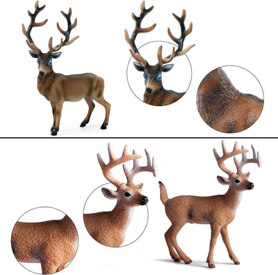 7 Pzas Figuras Animales Bosque Niños