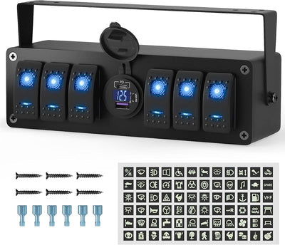 Caja interruptor basculante 12V con USB PD3.0