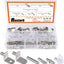 Set 160 Pzas chapado níquel para estante clavijas muebles