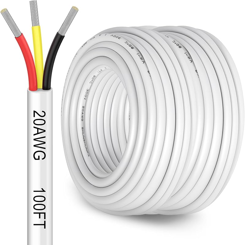 Cable termostato 20 AWG PVC 100 ft LED alarma