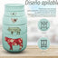 Set 4 Tazas Medidoras Gres Estilo Granja para Cocina