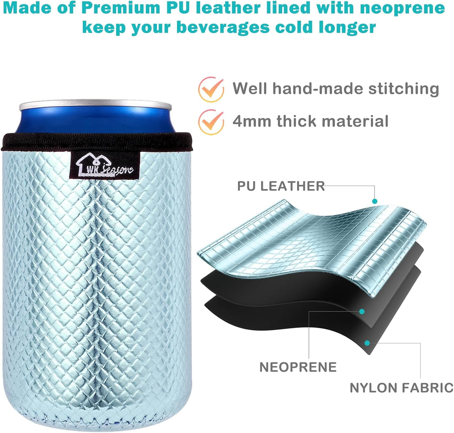 Fundas aislantes neopreno para latas 12oz