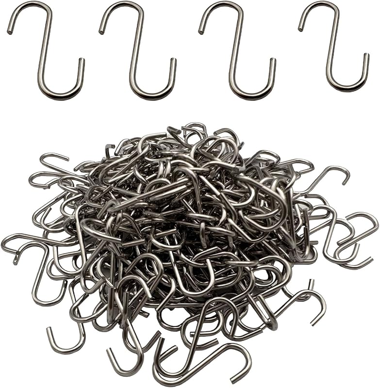 200 Ganchos S Acero Inox 0.8" Adorno Navidad