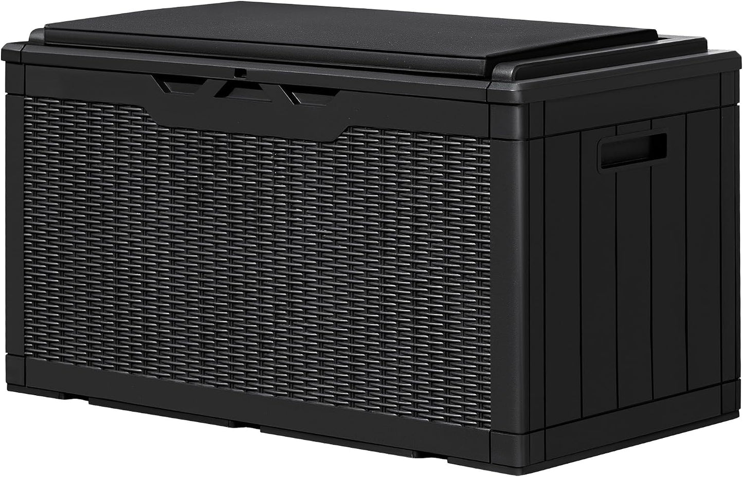 Caja resina 100gal con cojín al aire libre resistente