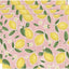 Set 4 Manteles Florales Limón Rosa 12x18pulg