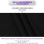 6 Pzas Mantel Rectangular 60x126pulg Poliéster Negro