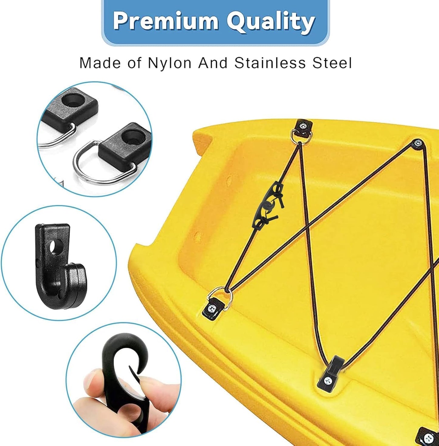 Kit aparejo cubierta kayak y tapones