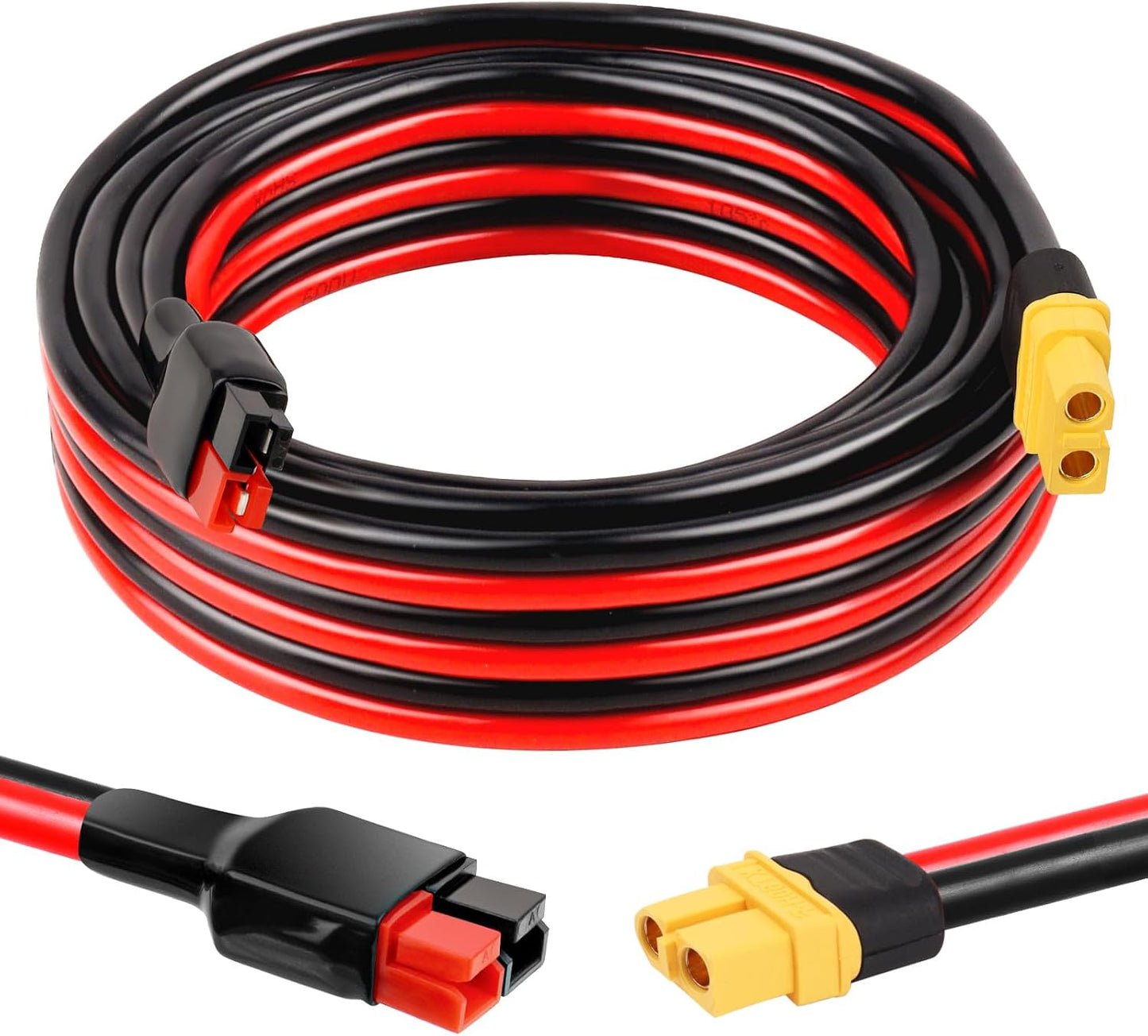 Cable XT60 a Anderson 10AWG 10pies para RC solar bricolaje