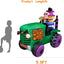 Decoración inflable tractor fantasma con luz LED para