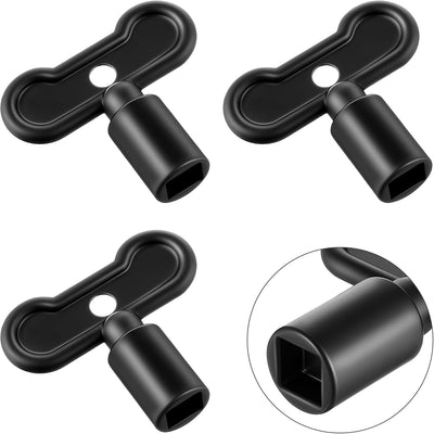 3 Llaves agua Sillcock 5/16pulg comp Danco 80132 cuadrado negro