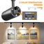 12 Cabezales LED Regulables 3000K-6000K Negro