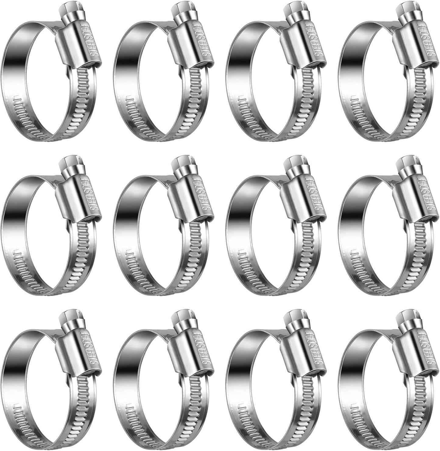 Abrazadera manguera acero inox 304 ajustable 1-1-5/8"