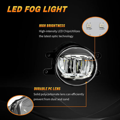 Faros antiniebla LED para Toyota Camry 10-11 con interruptor