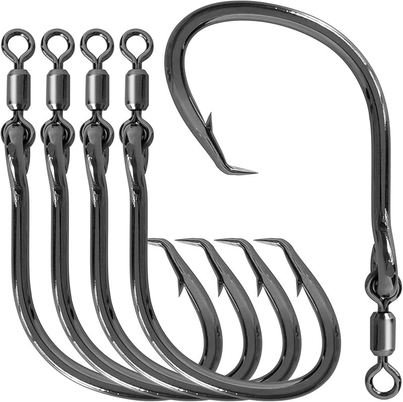 Gancho círculo acero inox para cebo agua dulce y salada