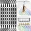 Perchas plegables con gancho giratorio 360° para 48 ropa