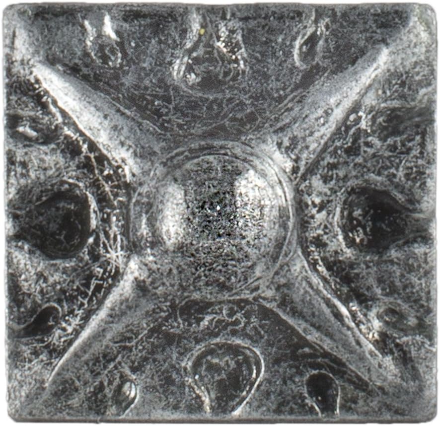 Clavos tapicería 5/8pulg x 5/8pulg 25 pzas peltre